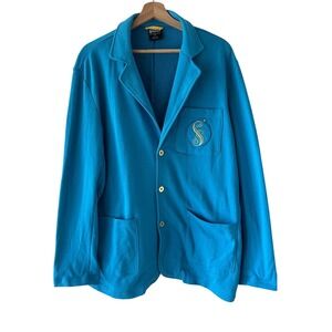 Wicked Shiz University Universal Studios Blue Cotton Blazer Jacket XL Costume